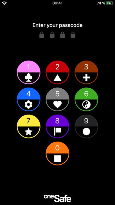 oneSafe+ password manager screenshot 3