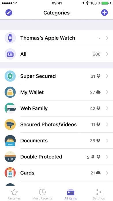 oneSafe+ password manager screenshot 4