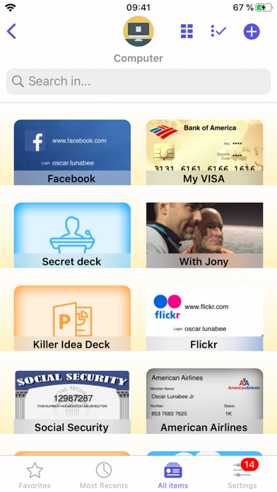 oneSafe+ password manager screenshot 6