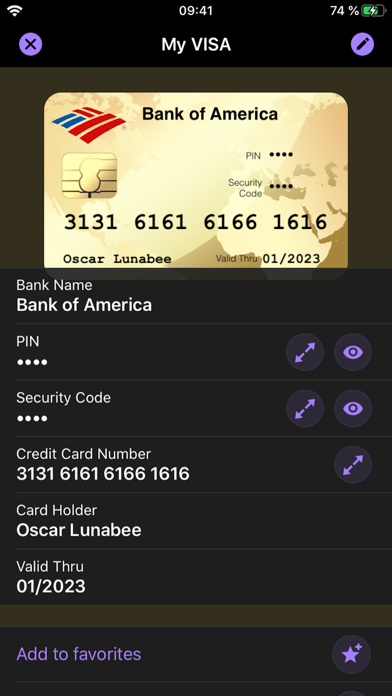 oneSafe+ password manager screenshot 5