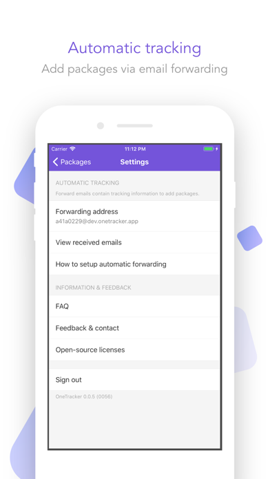 OneTracker - Package Tracker screenshot 2