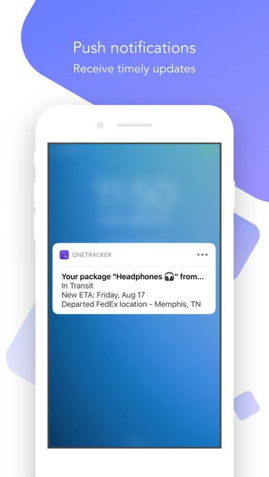 OneTracker - Package Tracker screenshot 1