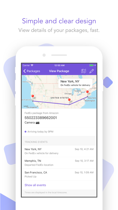 OneTracker - Package Tracker screenshot 3