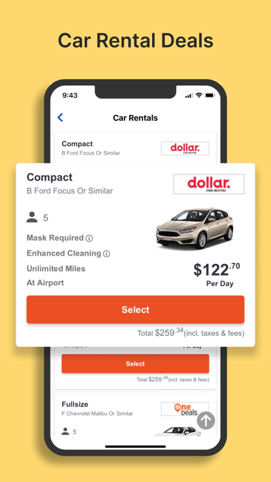 OneTravel Flight & Hotel Deals screenshot 3