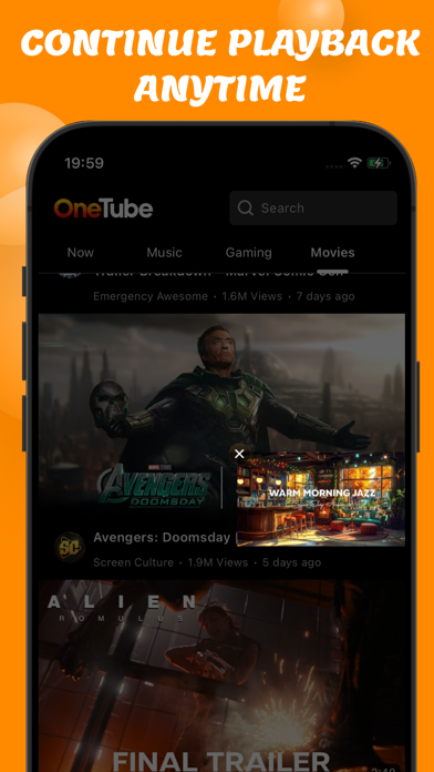 OneTube: Music & Video Player screenshot 1