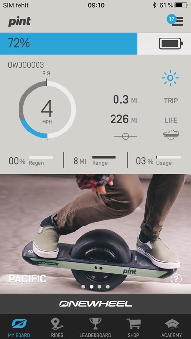 Onewheel screenshot 2