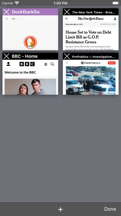 Onion Browser screenshot 1