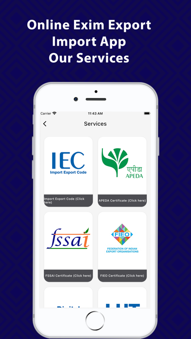 Online Exim Export Import App screenshot 2