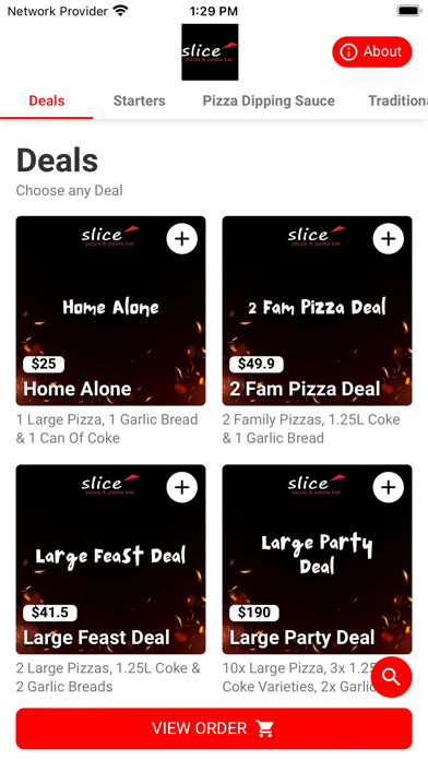 Online Ordering Wrapper screenshot 1