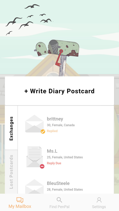 Online PenPals : GoLetters screenshot 4