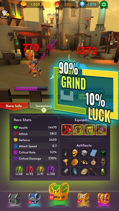 Only Grind: Loot & Fight screenshot 3