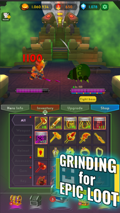 Only Grind: Loot & Fight screenshot 1