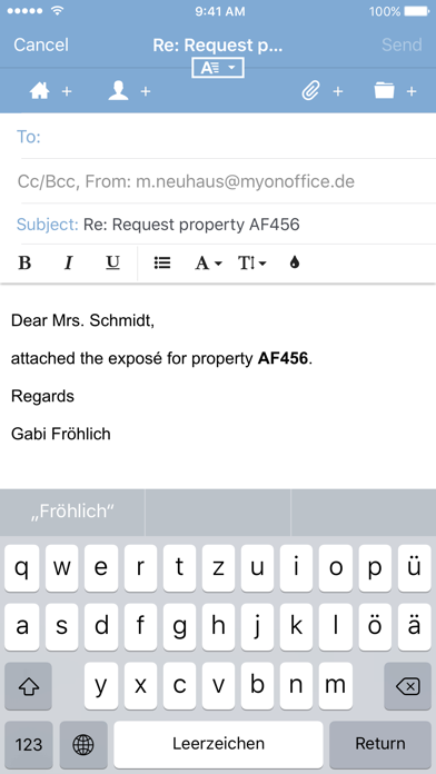 onOffice App screenshot 2