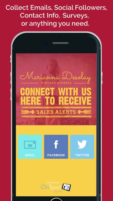 OnSpot Social Lead Capture screenshot 5