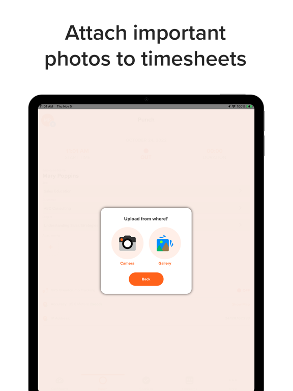 OnTheClock employee time clock screenshot 3