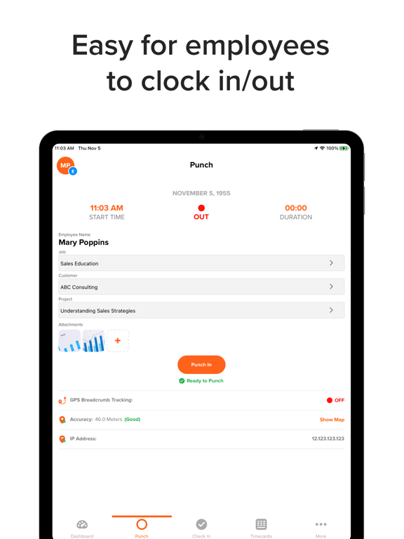 OnTheClock employee time clock screenshot 9