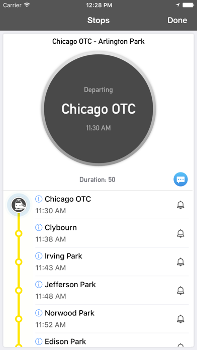 onTime Metra, CTA screenshot 3