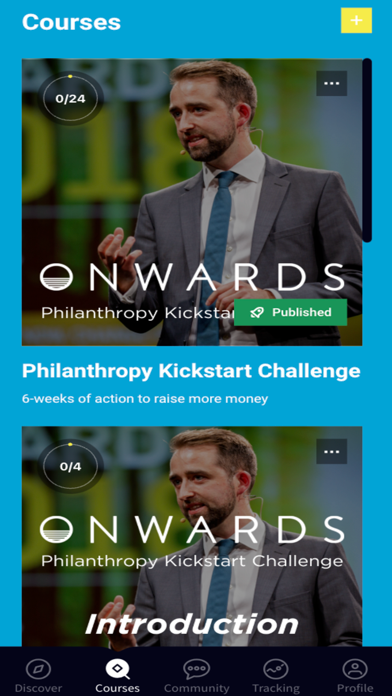 Onwards Philanthropy screenshot 1