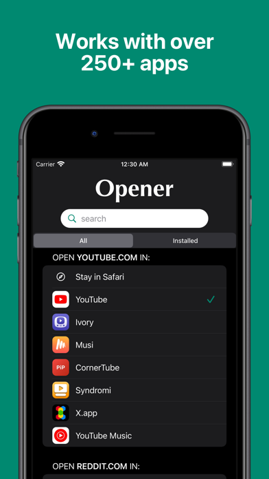 Opener - Open Websites in App screenshot 2
