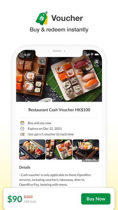 OpenRice screenshot 1