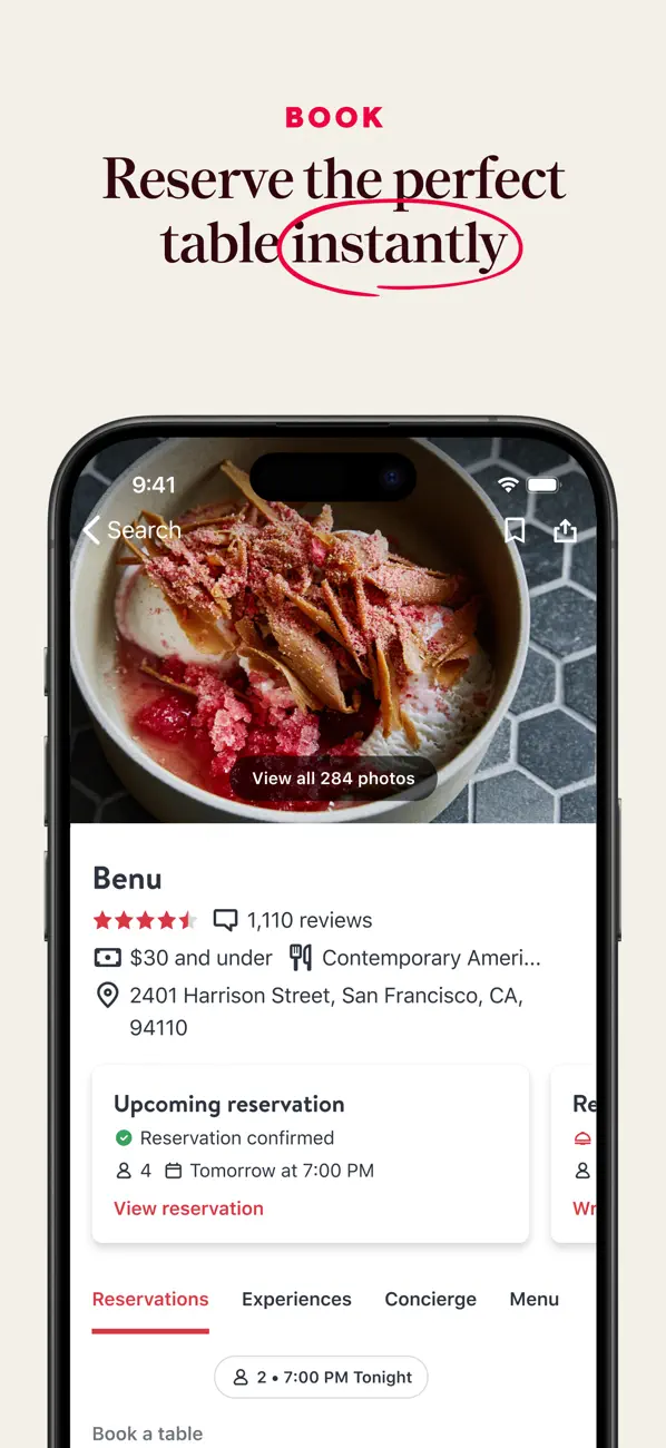 OpenTable screenshot 3