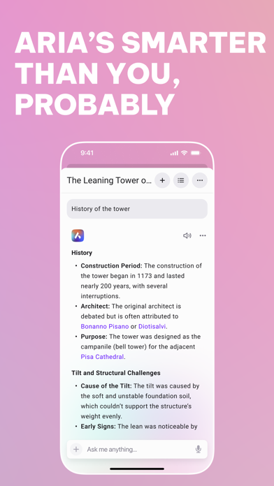 Opera: AI browser with VPN screenshot 1