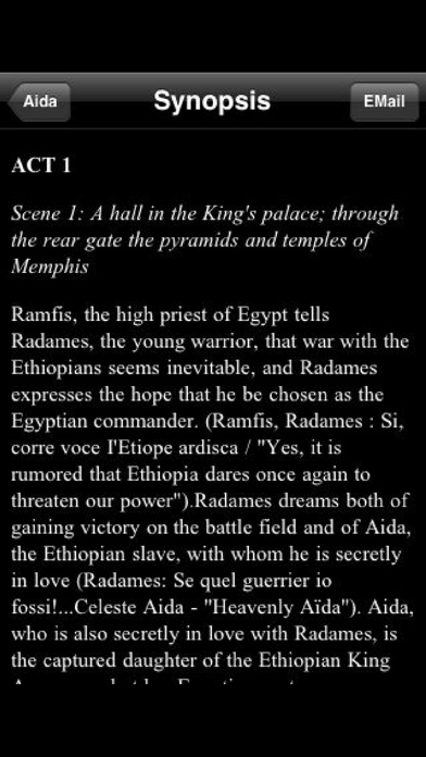 Opera: Aida screenshot 1
