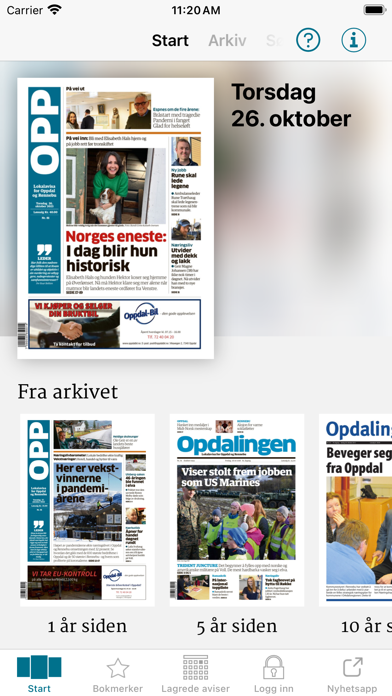 OPP eAvis screenshot 2