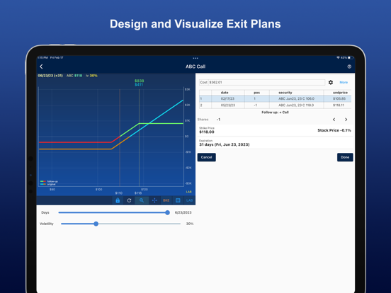 Optactic: Option Strategy Tool screenshot 2