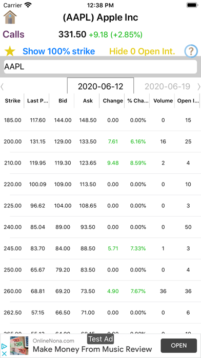 Option Explorer screenshot 3