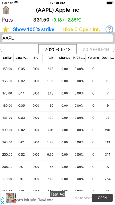 Option Explorer screenshot 2