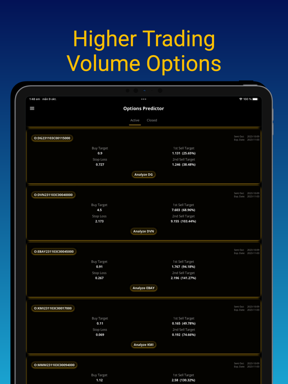 Options Trading AI : OpPreds screenshot 2