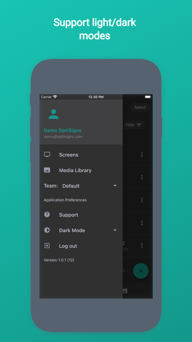 OptiSigns Admin screenshot 1