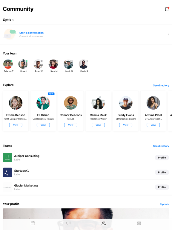 Optix screenshot 1