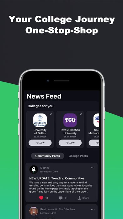 OptN: Your College Connection screenshot 1
