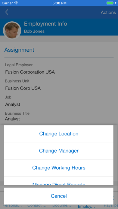 Oracle Fusion Applications screenshot 1