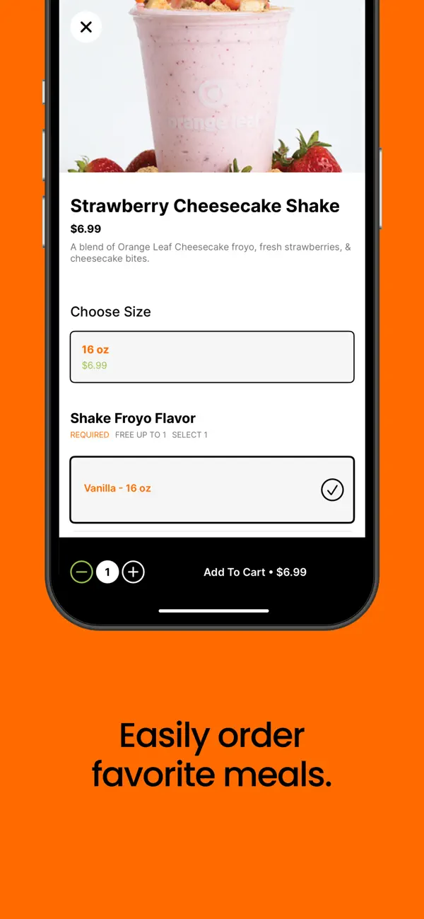 Orange Leaf App screenshot 1
