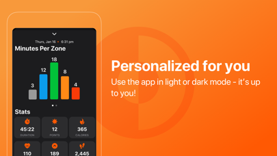Orange Zones Workout Companion screenshot 1
