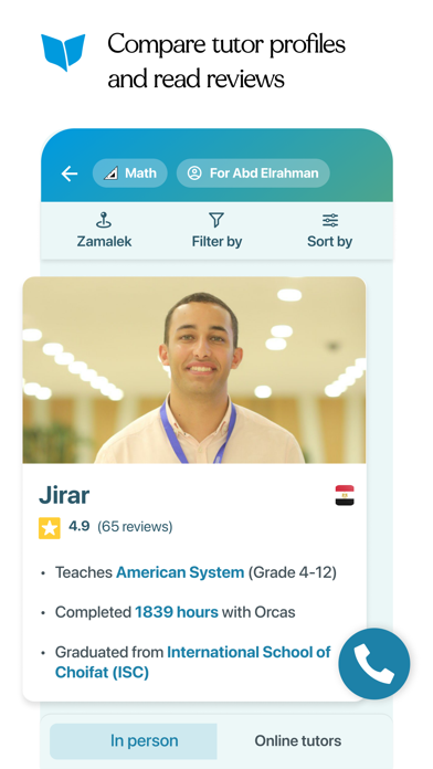 Orcas: Private Tutoring screenshot 2