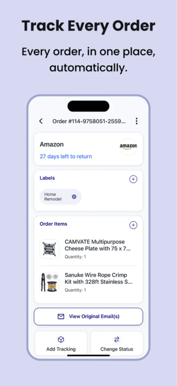 Orderly - Track Every Order screenshot 5