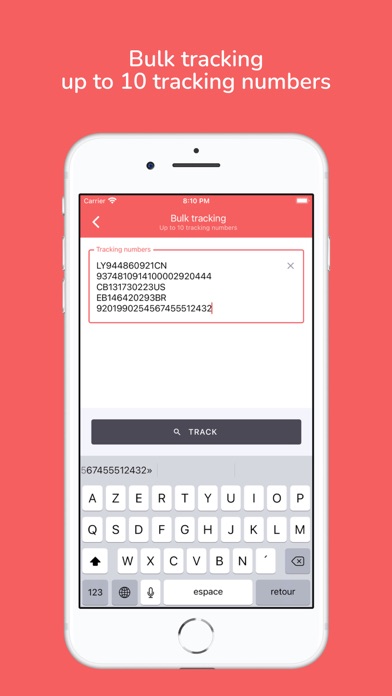 Ordertracker - parcel tracking screenshot 1