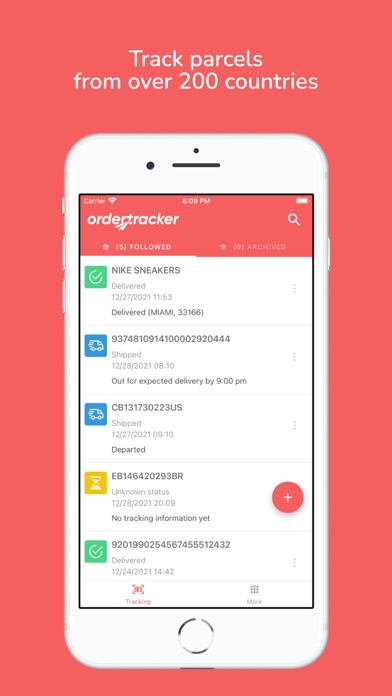 Ordertracker - parcel tracking screenshot 4