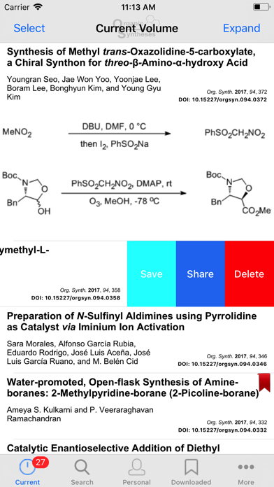 Organic Syntheses screenshot 4
