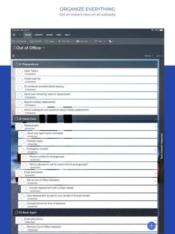Organize:Pro Cloud Tasks screenshot 9