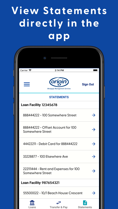 Origin Mortgages Mobile Access screenshot 2