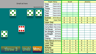 Original Triple Yatzy screenshot 5