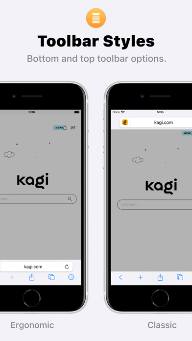 Orion Browser by Kagi screenshot 1