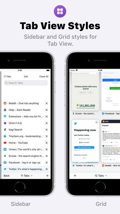 Orion Browser by Kagi screenshot 2