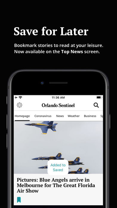 Orlando Sentinel screenshot 2