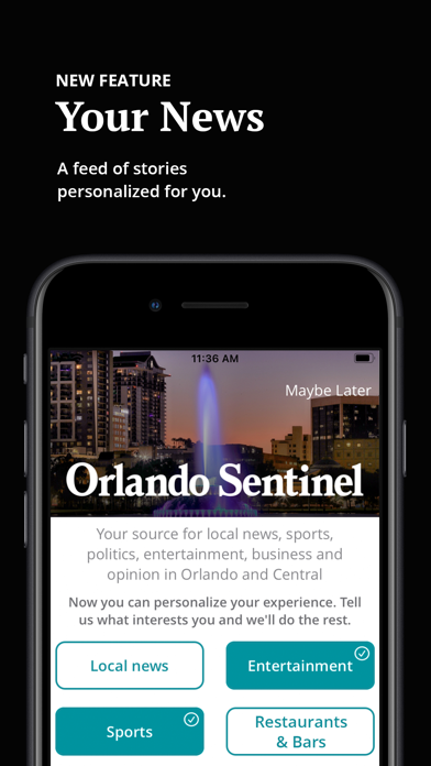 Orlando Sentinel screenshot 3